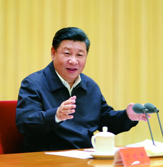 2018年7月3日至4日，全國組織工作會議在北京召開。中共中央總書記、國家主席、中央軍委主席習近平出席會議并發(fā)表重要講話。 新華社記者 鞠鵬/攝